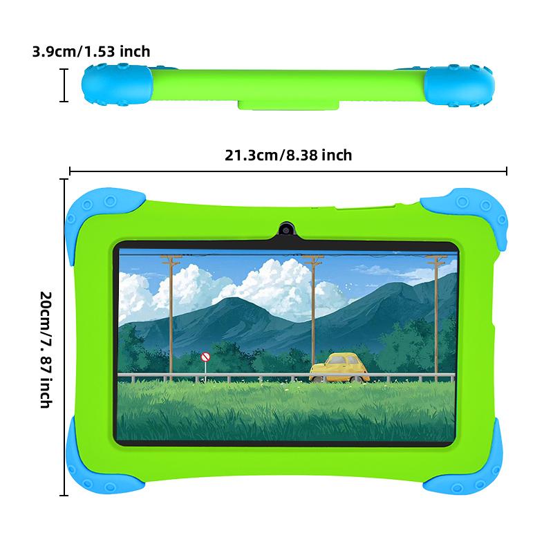  7 inch Tablet for Kids 32GB ROM Android 12.0 Toddler Tablet with Bluetooth, WiFi, GMS,Dual Camera, Shockproof Case, Educational, Games kids  tablet Multifunction Android Eye Care Android Tablet  Educational Android Tablet with Parental Lock