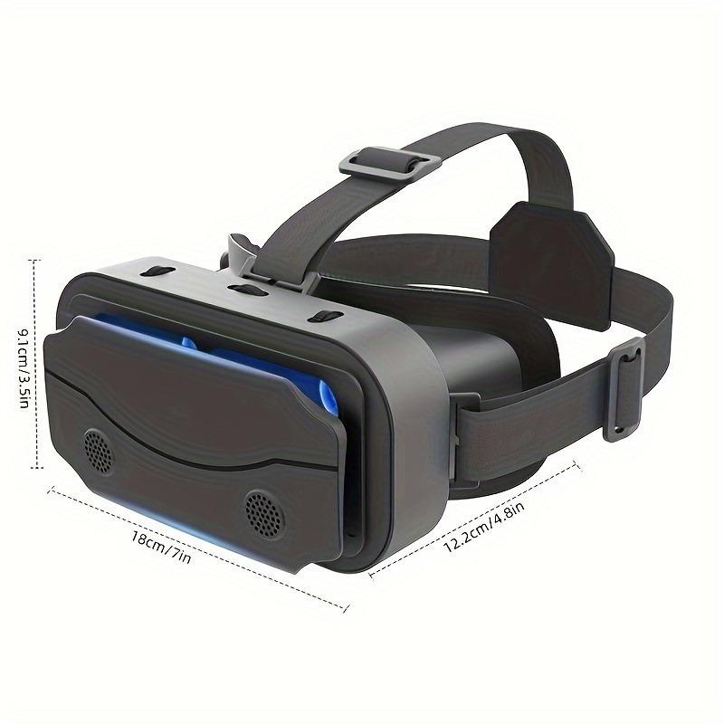 Adjustable VR Headset for Smartphones - Lightweight, Portable 3D Gaming Glasses with Compatibility Wearable Game