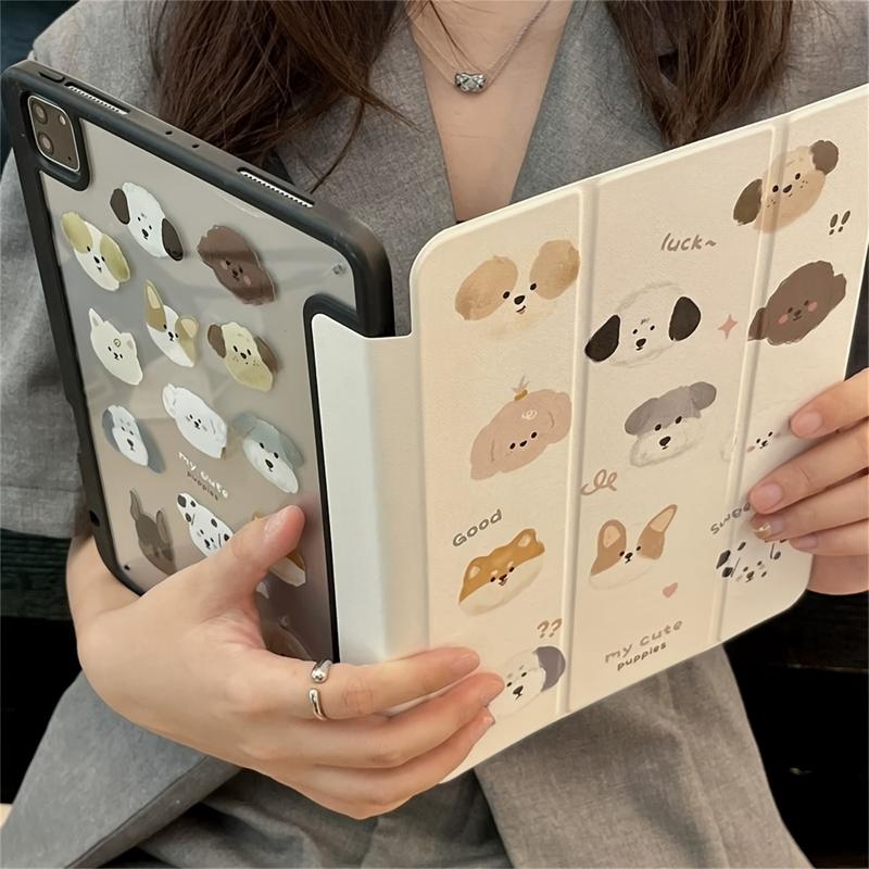 Vibrant Cartoon Animal iPad Case - Protective Case for iPad 9.7 10.2 10.5 10.9 Pro11 10th Generation - Fun, Durable, and Shock-Absorbing Design