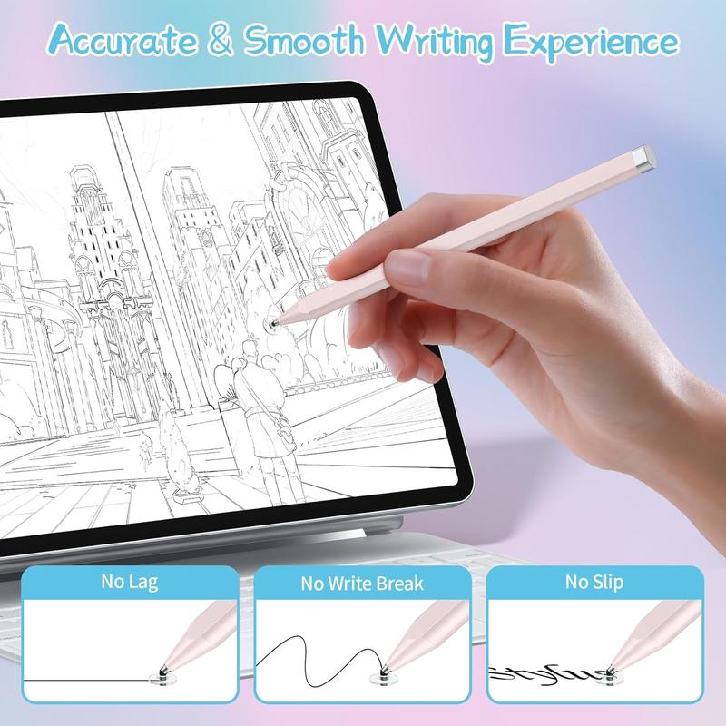 Stylus Pens for Touch Screens, Stylus Pen for iPad with High Sensitivity Disc &  Adsorption, Compatible with iPad, , Android, Tablets and Other Capacitive Touch Screens