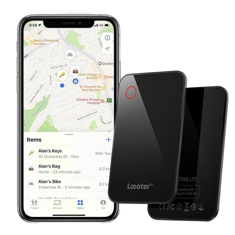 Smart Wallet Tracker Card, Apple Find My, Key Finder IP68 Waterproof, Smart Tracking Tag for Keys Bags ,Luggage , Wallet and More.