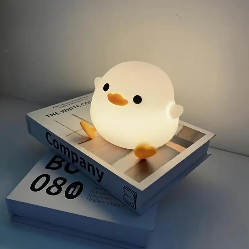 Cute Duck Design Table LED Lights for Bedroom, USB Rechargeable LED Light with Soft Light, Dimming Timer Decorative Lamp, Cozy Lighting, Creative Night Light For Home Bedroom Living Room