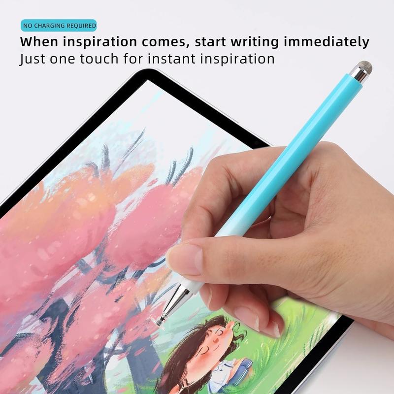 Universal Magnetic Pen for Touch Screens, 2-in-1 High Sensitivity Stylus Pen Precision Compatible with iPhone, iPad, Smartphone