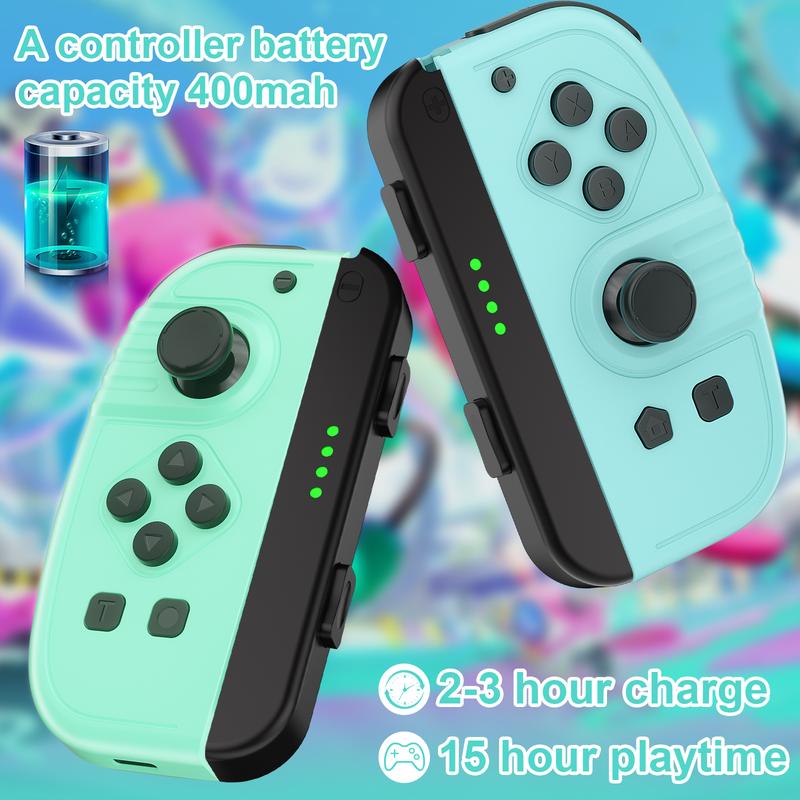 Joypad Game Controller (L R)  for Nintendo Switch, Wireless Joystick Replacement for Switch Controller, Support Dual Vibration Motion Control