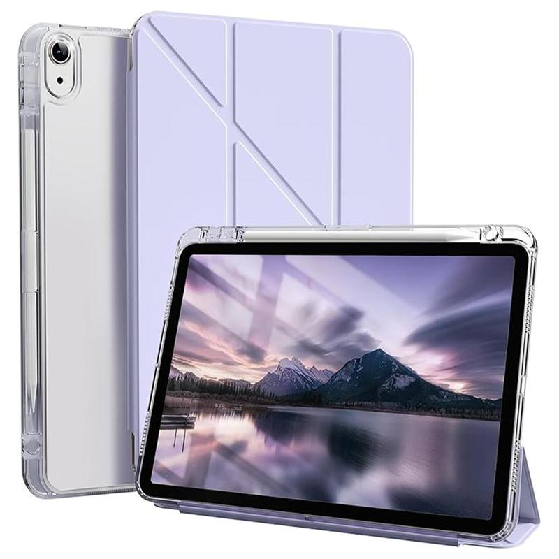 Tablet Case with Pencil Holder, 1 Count Tablet Protective Cover Built-in Smart Stand Function, 360° Drop-proof & Shock-proof Tablet Cover for iPad 10th 10.9 Inch