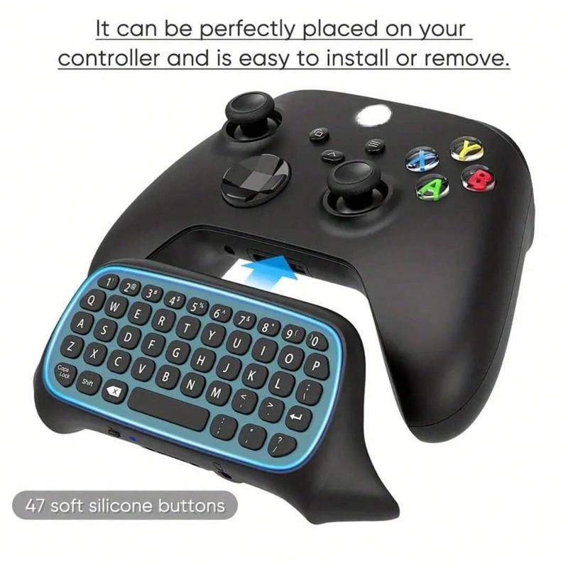 Wireless Game Controller Keyboard, 1 Count Bluetooth-compatible Gaming Keypad with USB Receiver, Gaming Accessories for Xbox X S One Series