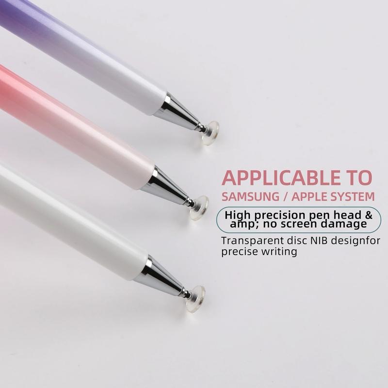 Universal Magnetic Pen for Touch Screens, 2-in-1 High Sensitivity Stylus Pen Precision Compatible with iPhone, iPad, Smartphone