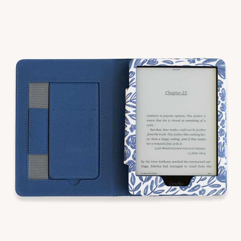 Reading Tablet Case with Magnetic Closure, Hand Strap and Built-In Stand  COMES IN 4 SIZES