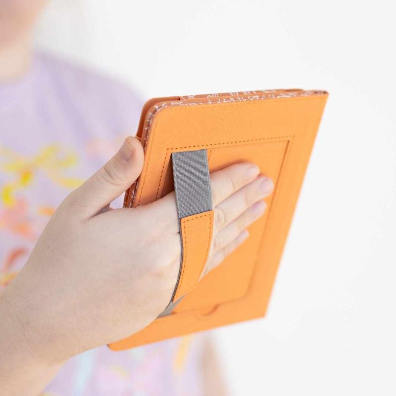 Reading Tablet Case with Magnetic Closure, Hand Strap and Built-In Stand  COMES IN 4 SIZES