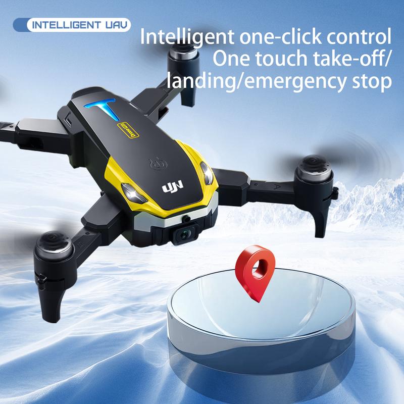 M8 Pro smart drone, dual batteries long life, brushless motor strong power, 50x HD focus, APP control, 360 ° roll, intelligent obstacle avoidance, outdoor aerial photography, suitable for social sharing birthday Christmas children's gifts