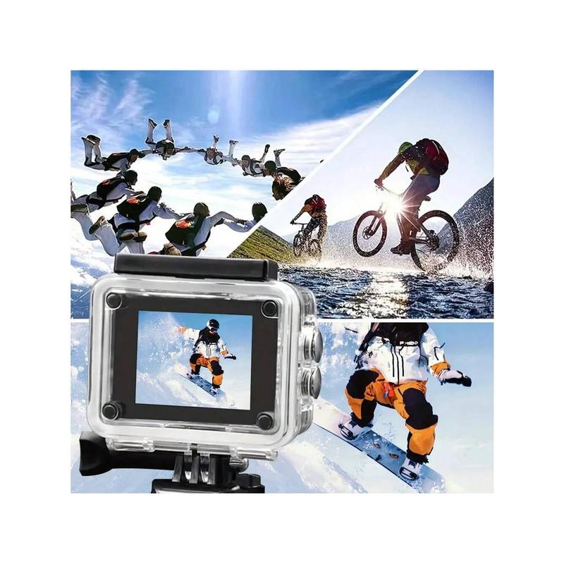 High Clarity 4K 1080P WiFi 16 Mega Sports Action Camera Waterproof DVR Camcorder Outdoor Cycling Diving HD Camera With 32G Card