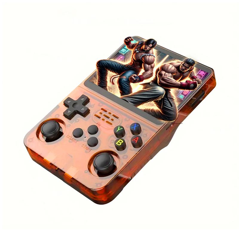 R36S Retro Handheld Game Player,NEW COMING Limited to 200 units,Halloween Special orange,Linux System 3.5 Inch Screen Retro Classic Handheld Gaming Player Video Game Consoles Protection Protection