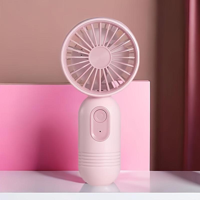 USB Rechargeable Portable Mini Fan, 3-Wind Speeds Handheld Fan, Silent Operation Cooling Fan for Office, Outdoor, Travel, and Camping