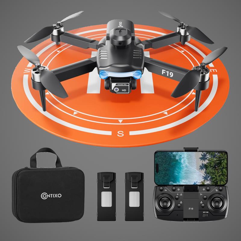 Contixo F19 Midnight Shadow Stunt Drone w  HD Camera | Foldable, 1080p, 10-Min Flight, Auto-Hover, Beginner-Friendly dron