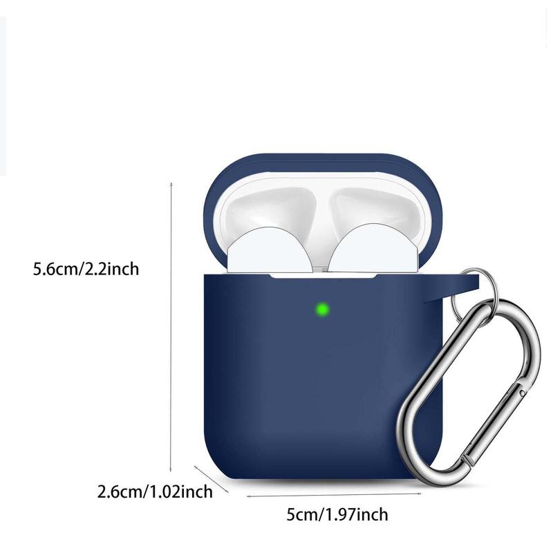 AirPods Case & Cleaner Kit & Magnetic AirPods Strap, Anti-lost Cord Sports Lanyard, Silicone Cover Compatible with AirPod 2 & 1 Generation