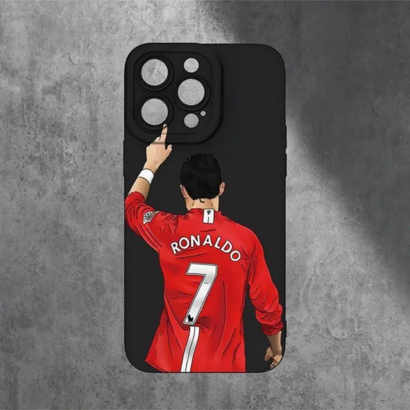 Football Player Pattern Phone Case, Full Body Shockproof Phone Protective Cover, Fashion Phone Accessories Compatible with iPhone 16 15 Pro Max 14 13 12