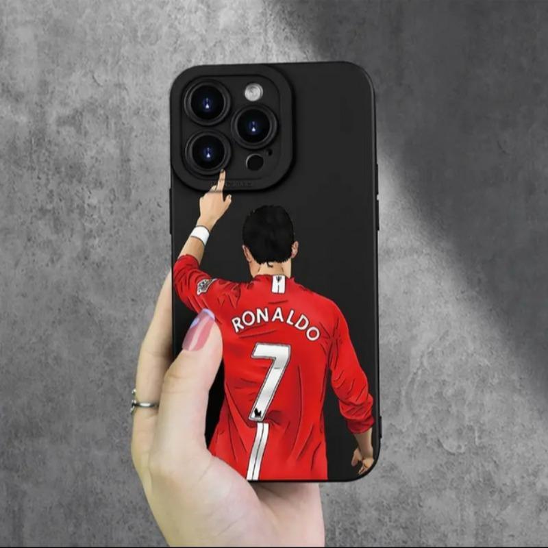 Football Player Pattern Phone Case, Full Body Shockproof Phone Protective Cover, Fashion Phone Accessories Compatible with iPhone 16 15 Pro Max 14 13 12