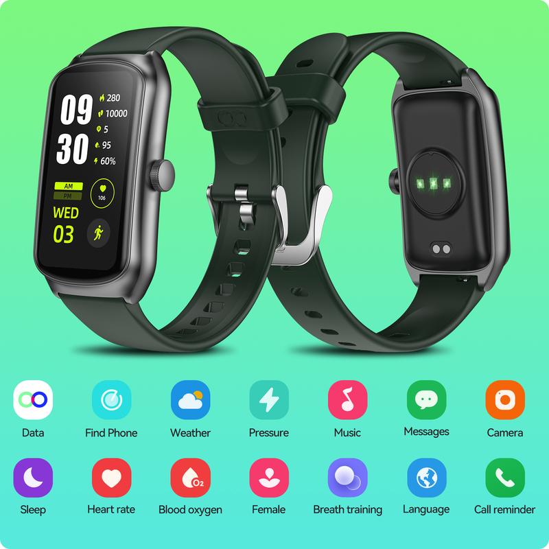 Fitness Tracker with 24 7 Heart Rate Swimming Sleep Calorie Step , IP68 Waterproof Smart Watch 100+ Sports Modes, Fitness Watch for Women Men Wearable Touch Screen Charging Magnetic