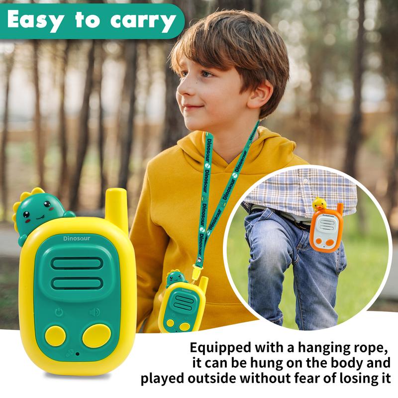 2-Pack Kids Walkie Talkies for Kids – 1000 Foot Long Range –  Communication Toys for Kids, Toddlers –  Outdoor Toys for Boys,Girls