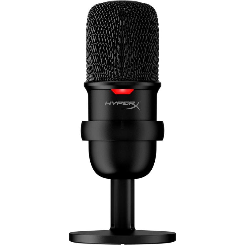 HyperX SoloCast – USB Condenser Gaming Microphone, For PC, PS4, PS5 And Mac, Tap-To-Mute Sensor, Cardioid Polar Pattern, Great For Streaming, Podcasts, Twitch, YouTube, Discord,Black