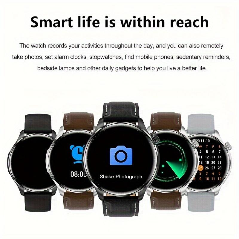 2024 New GPS Motion Trajectory Smartwatch Men 360*360 HD Screen AI Voice Wireless Call NFC Smart Watch Compass Sports Fitness Tracker Watches Fashion Sports Music Watch For Men