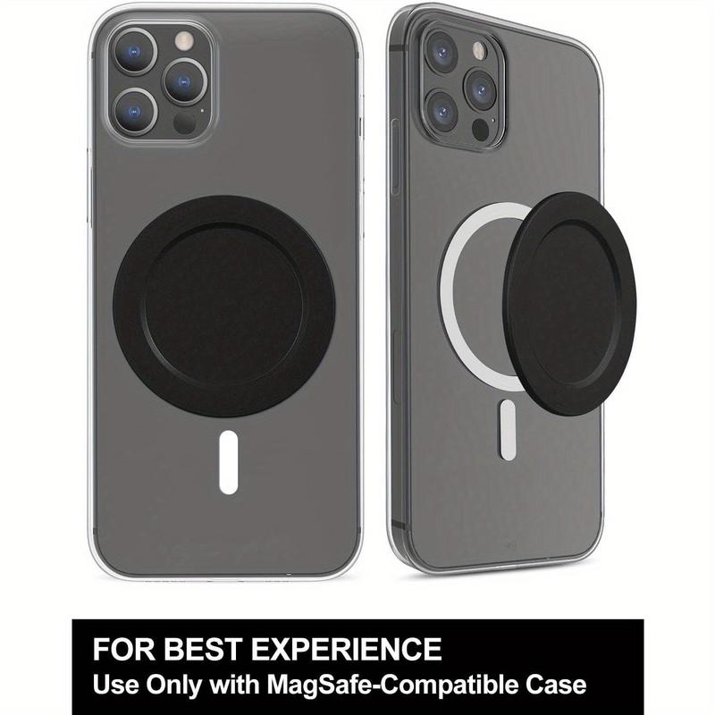 Magnetic Base for PopSocket Phone Grips, Magnetic Base for iPhone MagSafe Cases, Universal Phone Accessories for iPhone