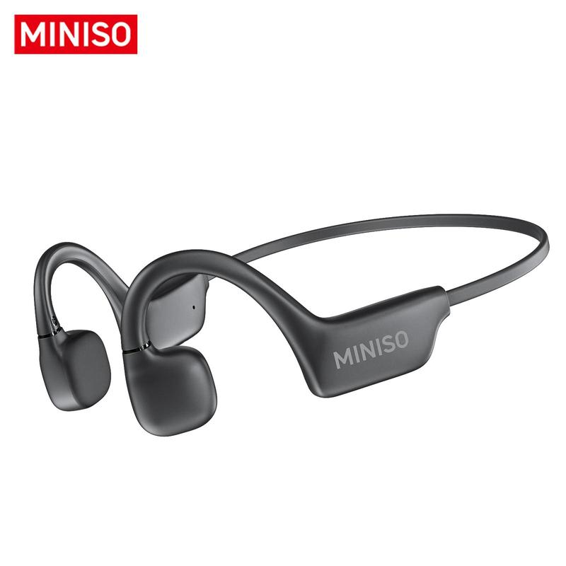 MINISO X60 Open Ear Wireless Headphone, Bone Conduction Running Headphones, Waterproof Wireless Conduction Earphones with Built-in Mic, Wireless Earbuds for Sports Home Office, Wireless Waterproof Headphones, Gaming Headset