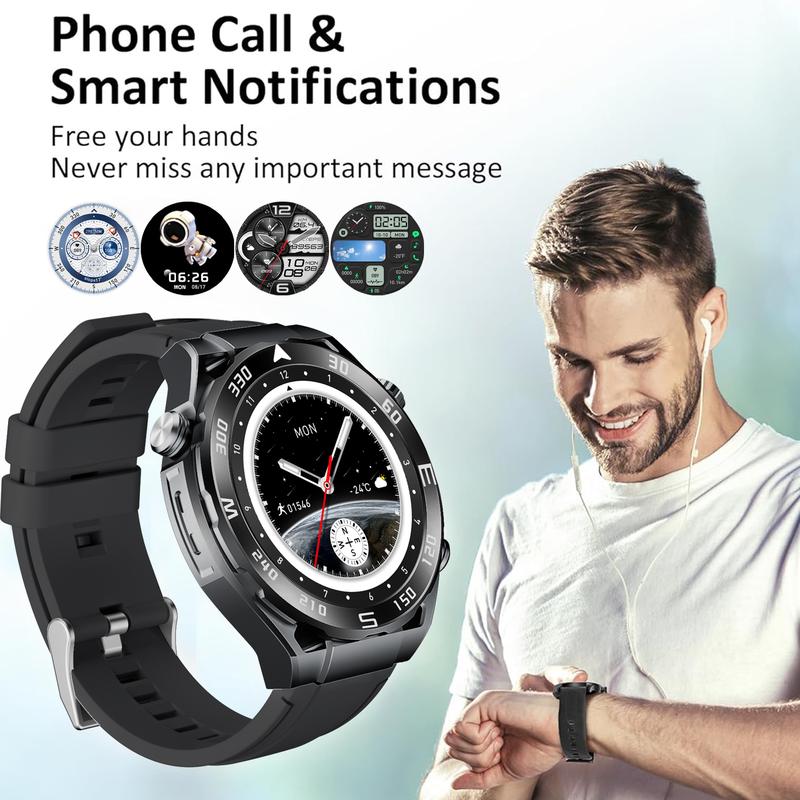 Smartwatch Sports Watch  With GPT& Slim Smart Watch for iOS & Android, Touch Screen Activity Tracker & Smartwatch, Couple Gift   Birthday Gift   Boyfriend Gift Devices Silicone