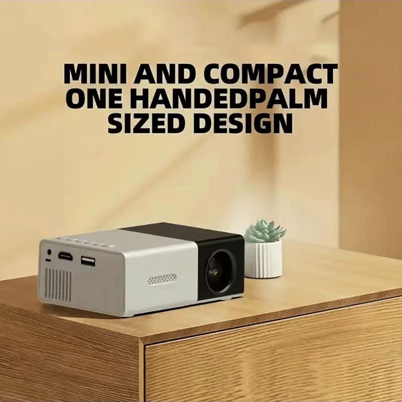  Home Theater Portable Mini Projector, Supporting Smartphone Wired Screen Sharing, Allowing You To Enjoy Cinema At HomeBlack Friday Audio