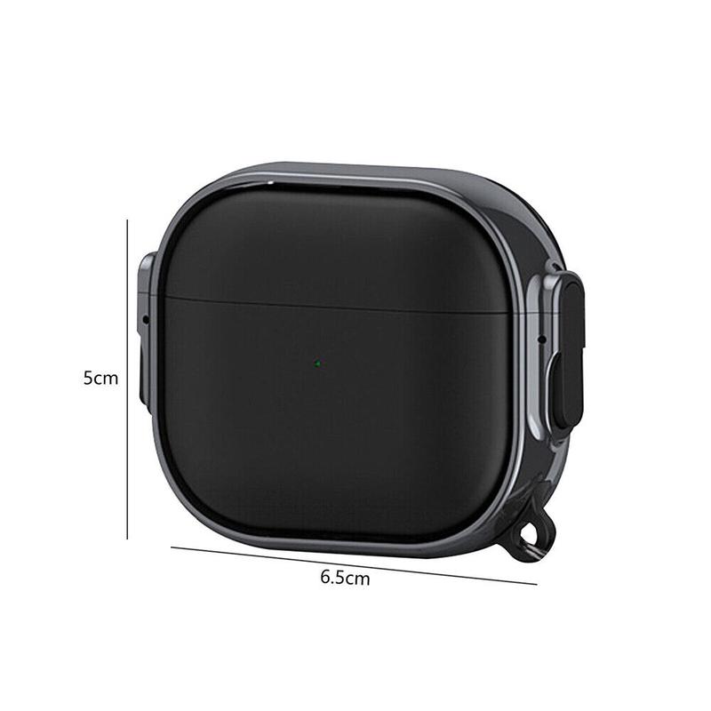 For Apple AirPods Pro 2 Shockproof Protective Dustproof Case Keychain Clip Cover Protection