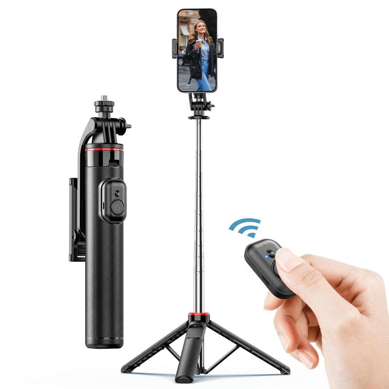 Long Handle Stable & Durable Selfie Stick, Detachable Design Multifunctional Selfie Tripod Stick, Phone Accessories for Home & Outdoor Use