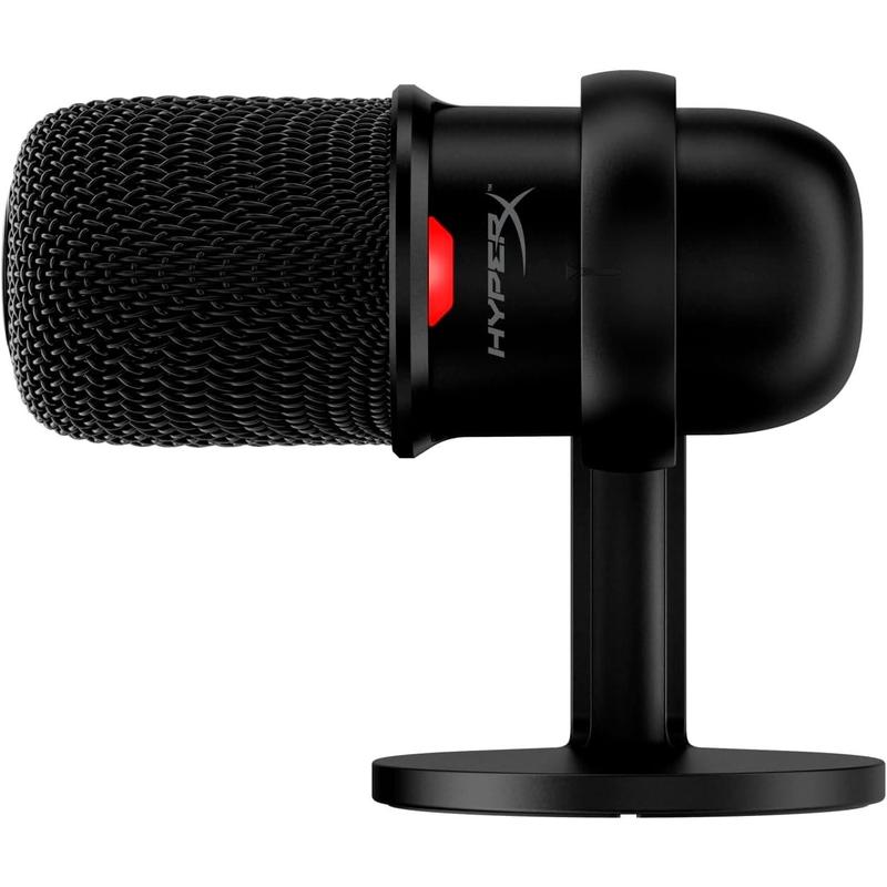 HyperX SoloCast – USB Condenser Gaming Microphone, For PC, PS4, PS5 And Mac, Tap-To-Mute Sensor, Cardioid Polar Pattern, Great For Streaming, Podcasts, Twitch, YouTube, Discord,Black