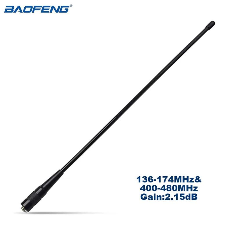 Authentic Genuine BAOFENG BF-771 15.6-Inch Whip VHF UHF (144 430Mhz) Antenna SMA-Female for  BaoFeng Baofeng UV-5R(All),BF-F8HP, BF-F8TD,UV-82(All) BF-888S UV-10R BF-H6 H7 TP-8Plus UV-K5 Kenwood Two Way Radio