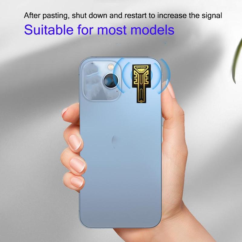 Portable Mobile Phone Signal Enhancement Sticker Booster, Signal Amplifier for Travel, Compatible with iPhone 15 Samsung Xiaomi Universal