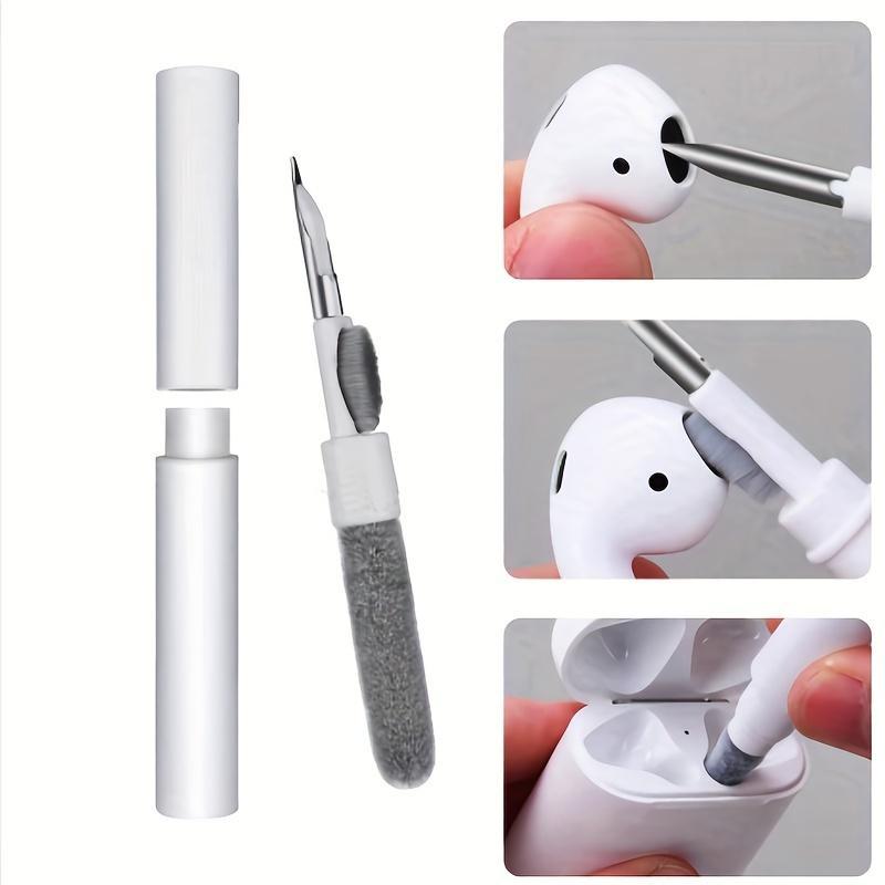 3 In 1 Multifunctional Earbuds Cleaning Pen, 1 Count Earphone Cleaning Brush, Earphone Cleaning Tool, Audio & Video Accessories For Keyboard Earphone