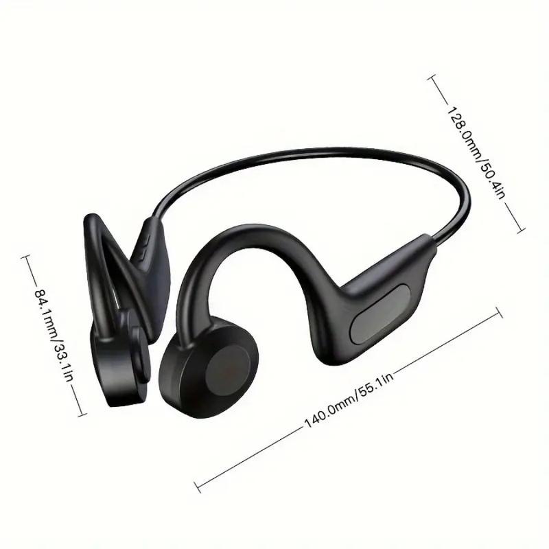 Bone conduction earphones open type  wireless 5.3 wireless  with microphone, lightweight sports suitable for running,  with earplugs Audio Headphones