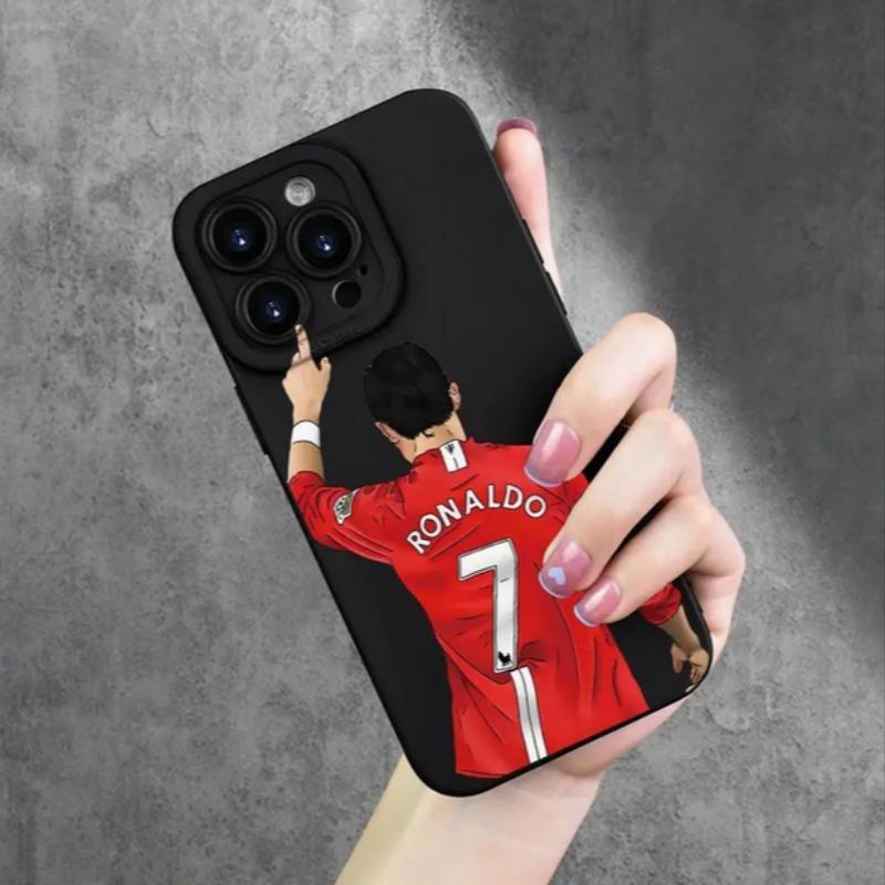 Football Player Pattern Phone Case, Full Body Shockproof Phone Protective Cover, Fashion Phone Accessories Compatible with iPhone 16 15 Pro Max 14 13 12