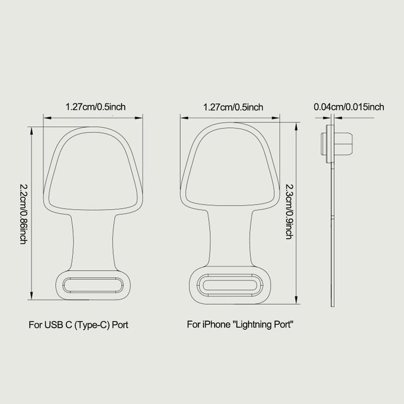 Dust Plug For iPhone Charger Port  USB C Charger Port, Mobile Phone Charging Port Anti Dust Cover, Cell Phone Accessories