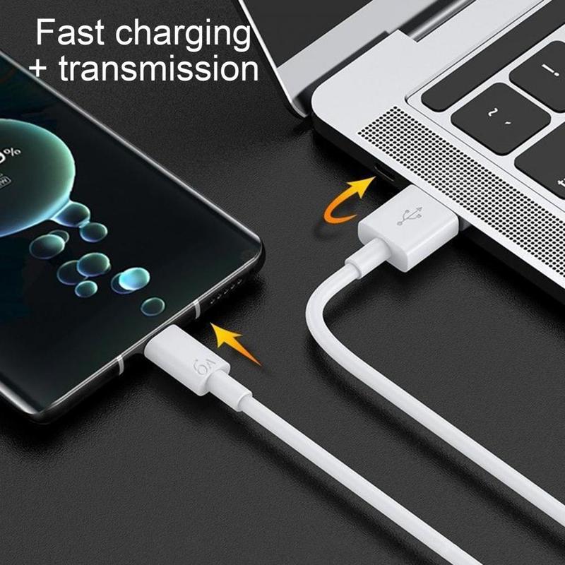 6A 66W USB Type C Super Fast Charge Cable For Huawei Mate 50 Xiaomi 14 Oneplus Realme Fast Charging USB Charger Cable Data Cord