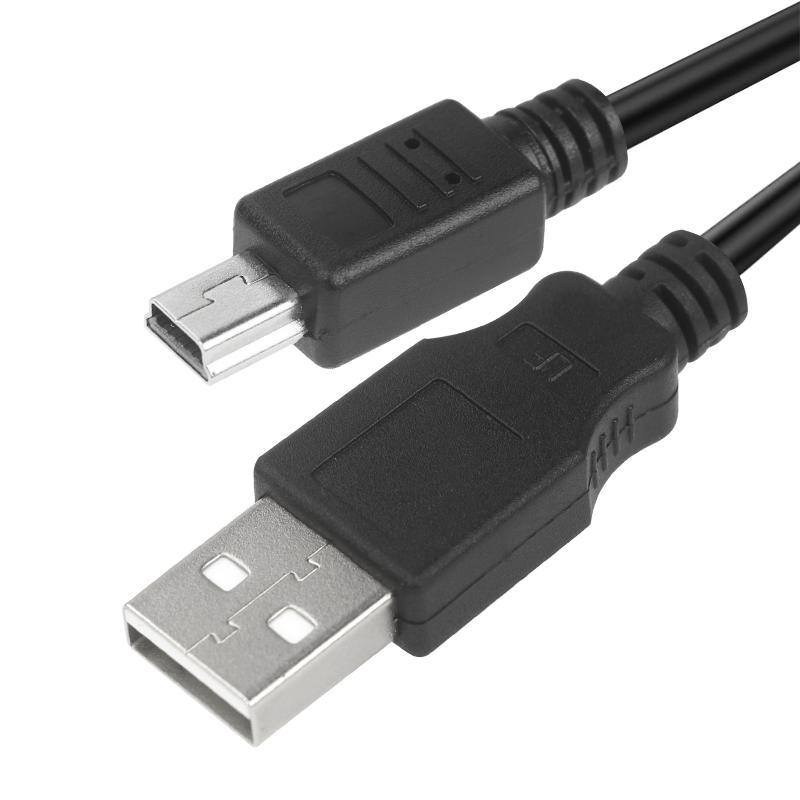 USB-A to Mini USB Cable, 1 Count High Speed Data Transmission Cable, Portable Charging Data Cable for Home Office Outdoor