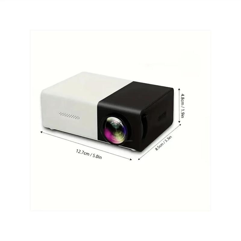  Home Theater Portable Mini Projector, Supporting Smartphone Wired Screen Sharing, Allowing You To Enjoy Cinema At HomeBlack Friday Audio