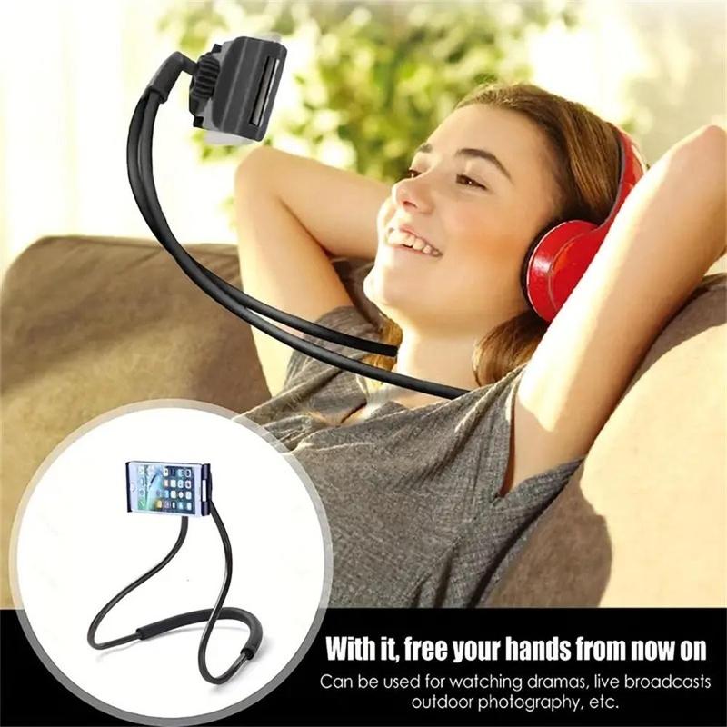 Creative Bed Lazy Neck Mobile Phone Holder, Multifunctional Neck Hanging Phone Bracket, Universal Mobile Phone Accessories for Smartphone