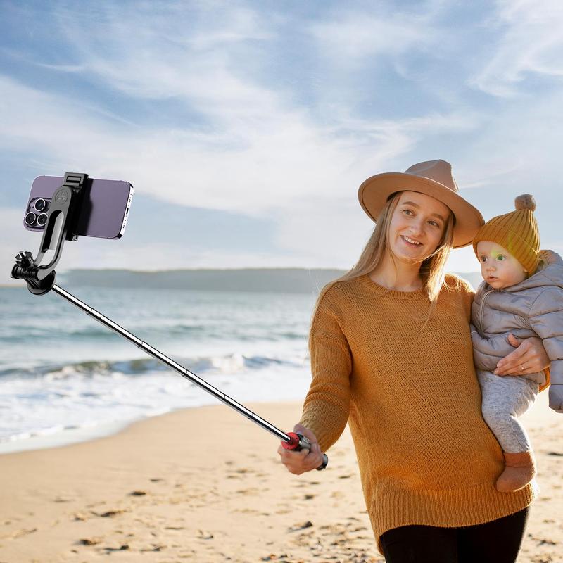 Long Handle Stable & Durable Selfie Stick, Detachable Design Multifunctional Selfie Tripod Stick, Phone Accessories for Home & Outdoor Use