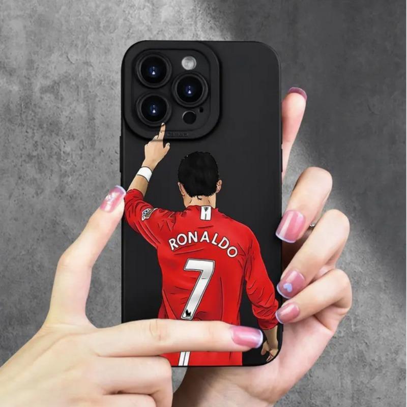 Football Player Pattern Phone Case, Full Body Shockproof Phone Protective Cover, Fashion Phone Accessories Compatible with iPhone 16 15 Pro Max 14 13 12