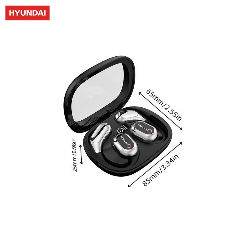 HYUNDAI Y16 Wireless Earphone, Open-ear Design Bluetooth-compatible Earphone, Translation Earphone, Earbuds for Listening to Music & Calling