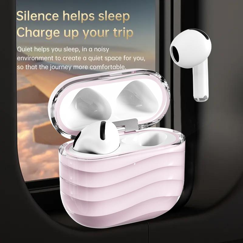 Full-Color Display Bluetooth Earphone，Touch Screen Earphone Noise Cancellation Bluetooth Earphones ， With Double Mic 500mAh Charging Case，Long Life In-Ear Lightweight Headphones Audio Headset（Buy One Get One Free Charging Case）