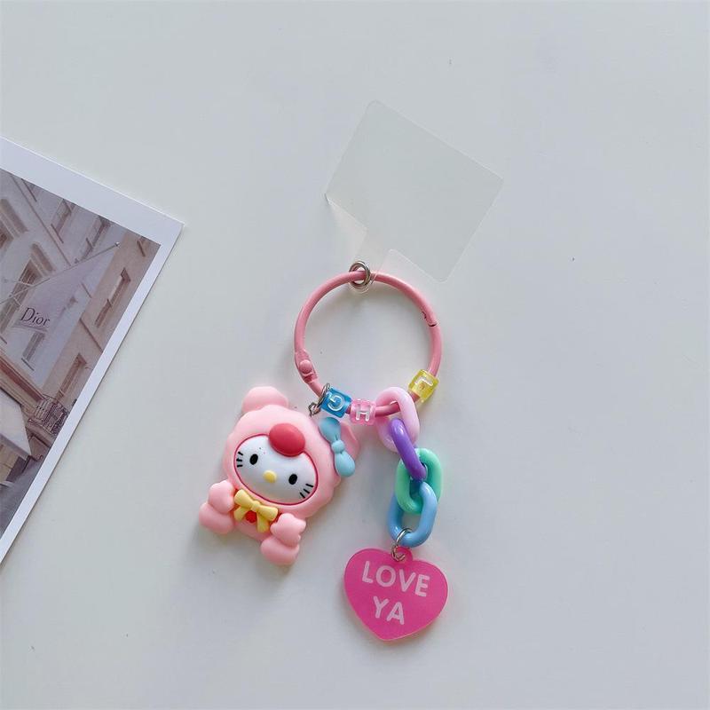 Cute Cartoon Design Phone Chain, Cute Mobile Phone Lanyard, Fashion Phone Strap for Women & Girls, Mobile Phone Decoration Accessories