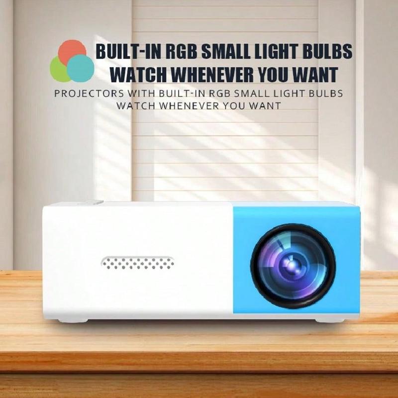 1080P HD Projector, WiFi Bluetooth Projectors,High Definition Mini Projector, Outdoor Projector Built-In Speaker, USB Interface And Remote Control, Compatible With Smartphones,HDMI, USB, Laptop, iOS & Android Phone