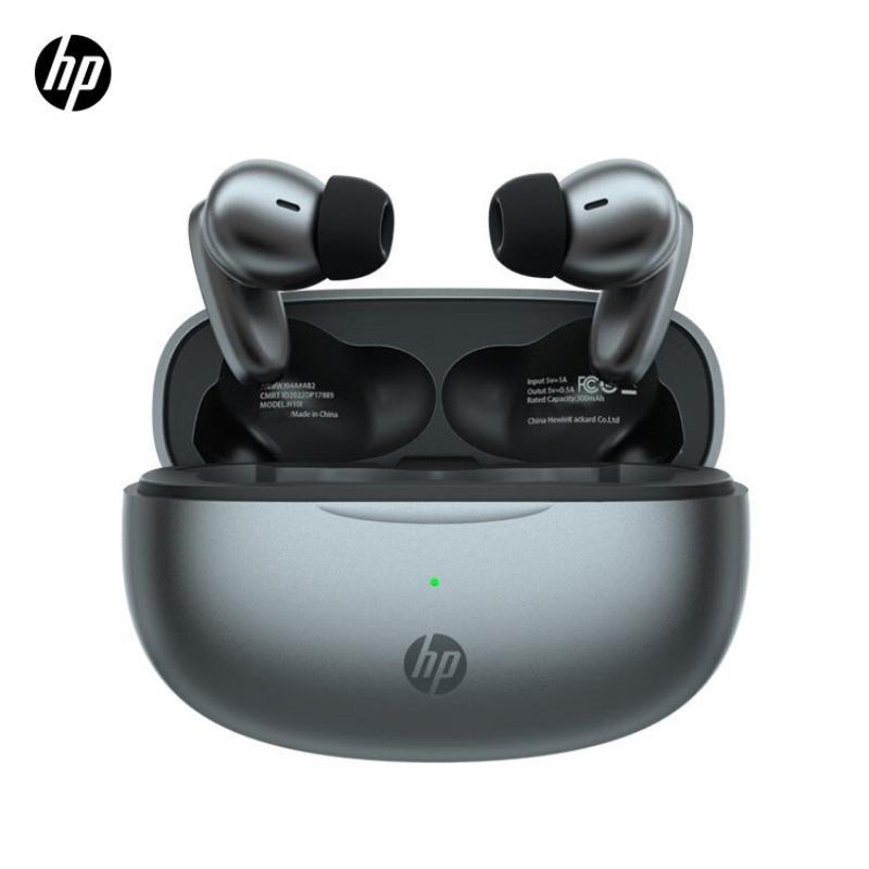 HP Black H10I True Wireless Headphones, Noise Cancellation Headphones, Sport Earphones For Phone, PC, Walkman etc. IPX4 Waterproof & Touch Control, Best Gift for Friend