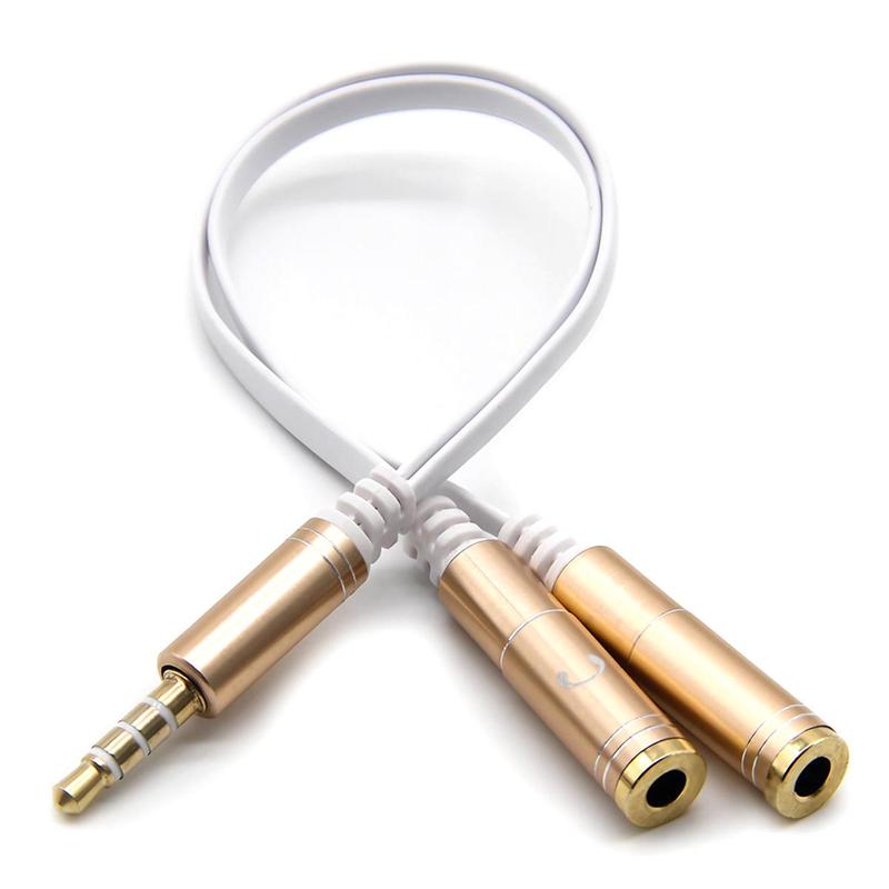 3.5mm Audio Splitter Cable, Stylish Design Audio Splitter Cable, Portable Phone Accessories for Smart Devices